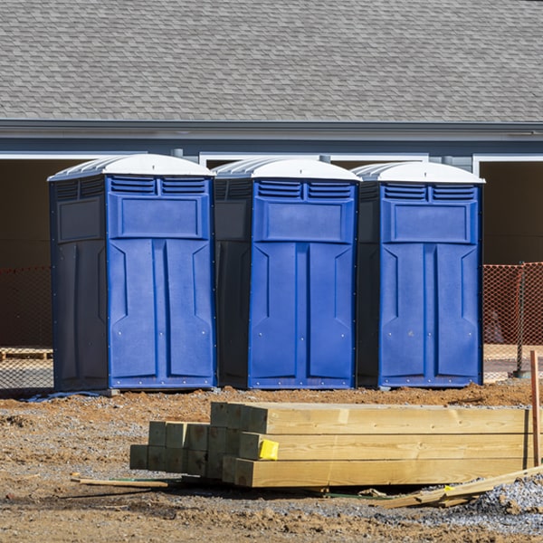 what is the cost difference between standard and deluxe porta potty rentals in Burdette AR